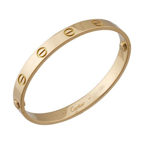 gold bracelet cartier style|cartier 18k gold bracelet price.